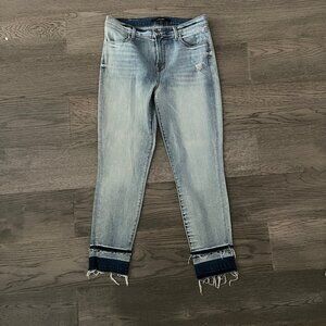 J Brand Alana Remnant High-Rise Cropped Jeans, size 30